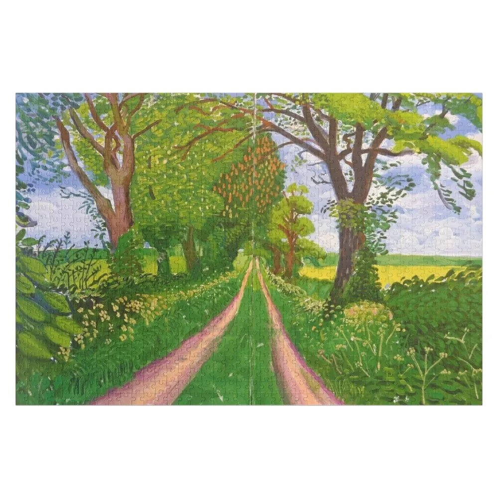Original David Hockney Museum Poster - The Coming of Spring Colored Exhibition Print Jigsaw Puzzle Custom Picture Puzzle
Original David Hockney Museum Poster - The Coming of Spring Colored Exhibition Print Jigsaw Puzzle Custom Picture Puzzle
