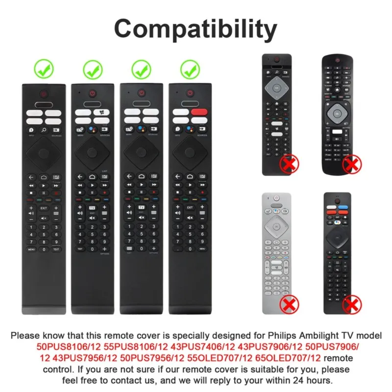 (A30I) Silicone Remote Control Cover for Philips Android TV 8506 PUS85 for Philips RC4284505/01RP/BRC0984511
(A30I) Silicone Remote Control Cover for Philips Android TV 8506 PUS85 for Philips RC4284505/01RP/BRC0984511