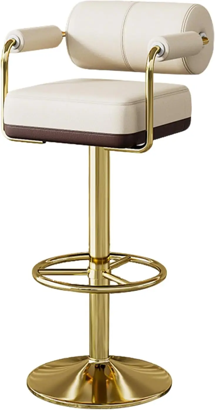 Modern Bar Stool, Adjustable Counter Height Barstools for Kitchen lsland or Cafe, Comfortable PU Leather Upholstered Swi
Modern Bar Stool, Adjustable Counter Height Barstools for Kitchen lsland or Cafe, Comfortable PU Leather Upholstered Swi