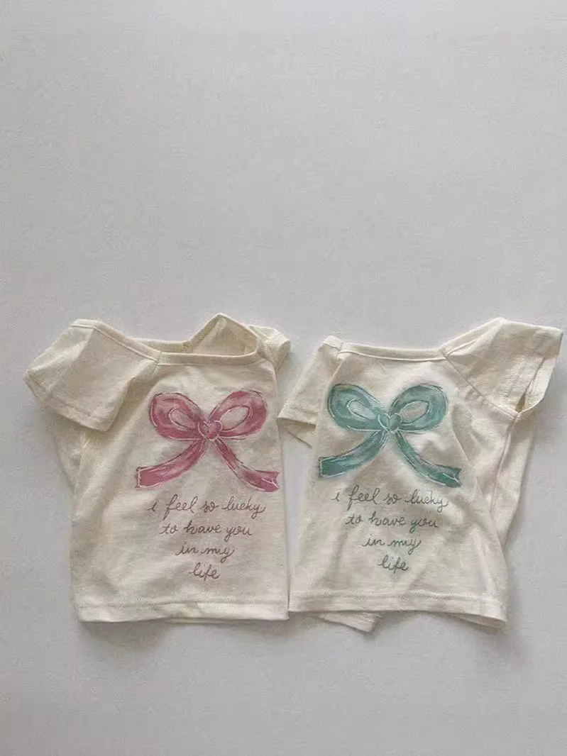 Summer New Baby Girl Sleeveless Square Neck T Shirts Cotton Infant Girl Cute Bow Letter Print Tops Toddler Breathable Clothes
Summer New Baby Girl Sleeveless Square Neck T Shirts Cotton Infant Girl Cute Bow Letter Print Tops Toddler Breathable Clothes