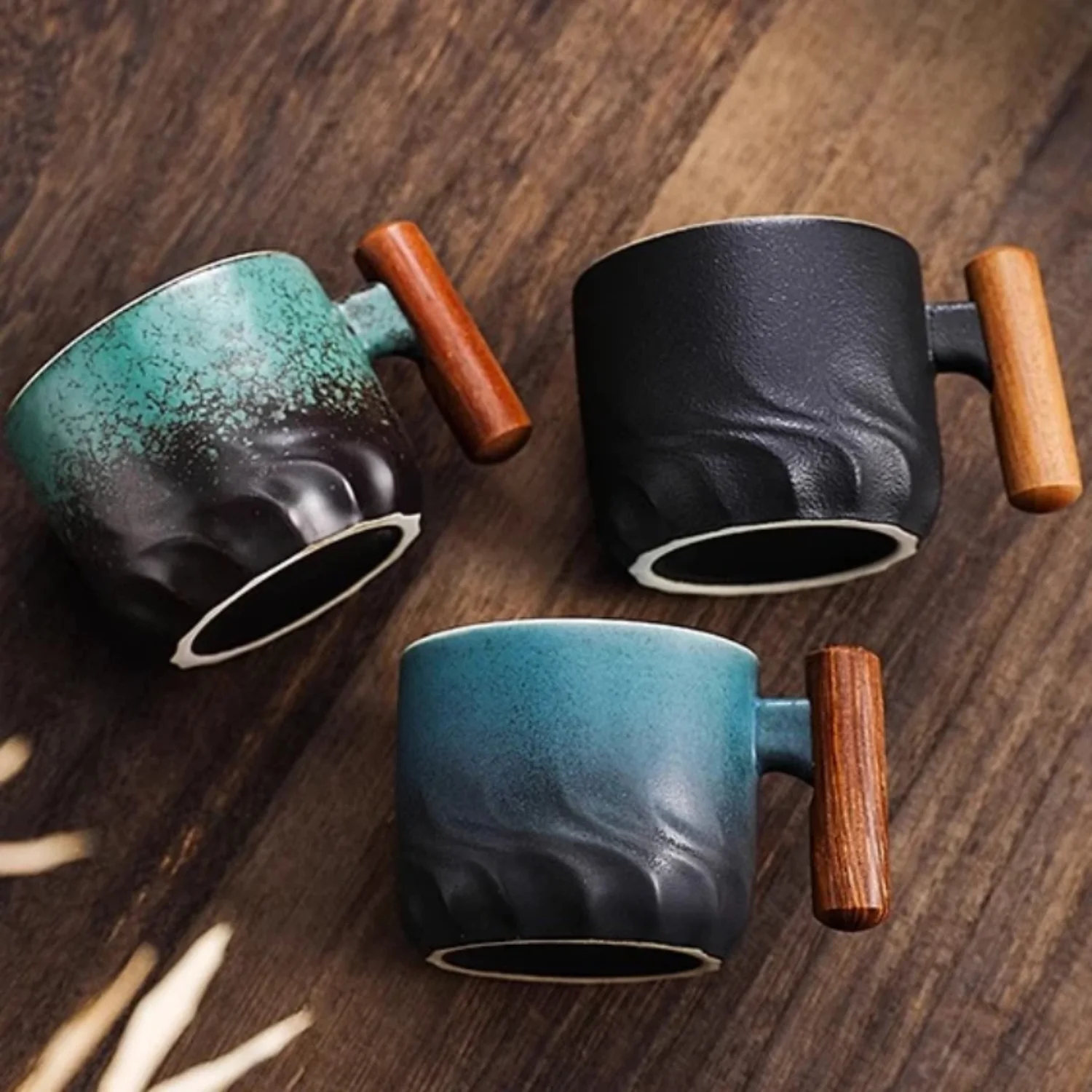 Creative Handmade Exquisite Coffee Cup Vintage Coffee Cup With Wooden Handle Mug Cups Mugs Drinkware Kitchen Dining Bar Home
Creative Handmade Exquisite Coffee Cup Vintage Coffee Cup With Wooden Handle Mug Cups Mugs Drinkware Kitchen Dining Bar Home