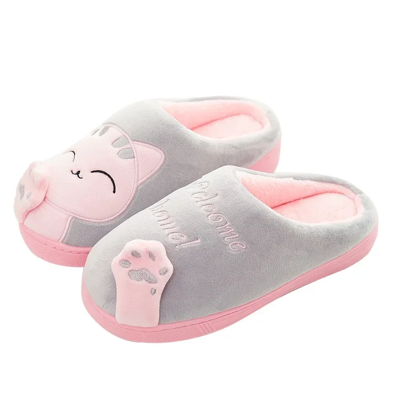 Cute Cartoon Cat Slippers Women Winter Warm Home Shoes Men Cozy Plush Slides Indoor Bedroom Non-Slip Floor Slipper Couple Shoes
Cute Cartoon Cat Slippers Women Winter Warm Home Shoes Men Cozy Plush Slides Indoor Bedroom Non-Slip Floor Slipper Couple Shoes