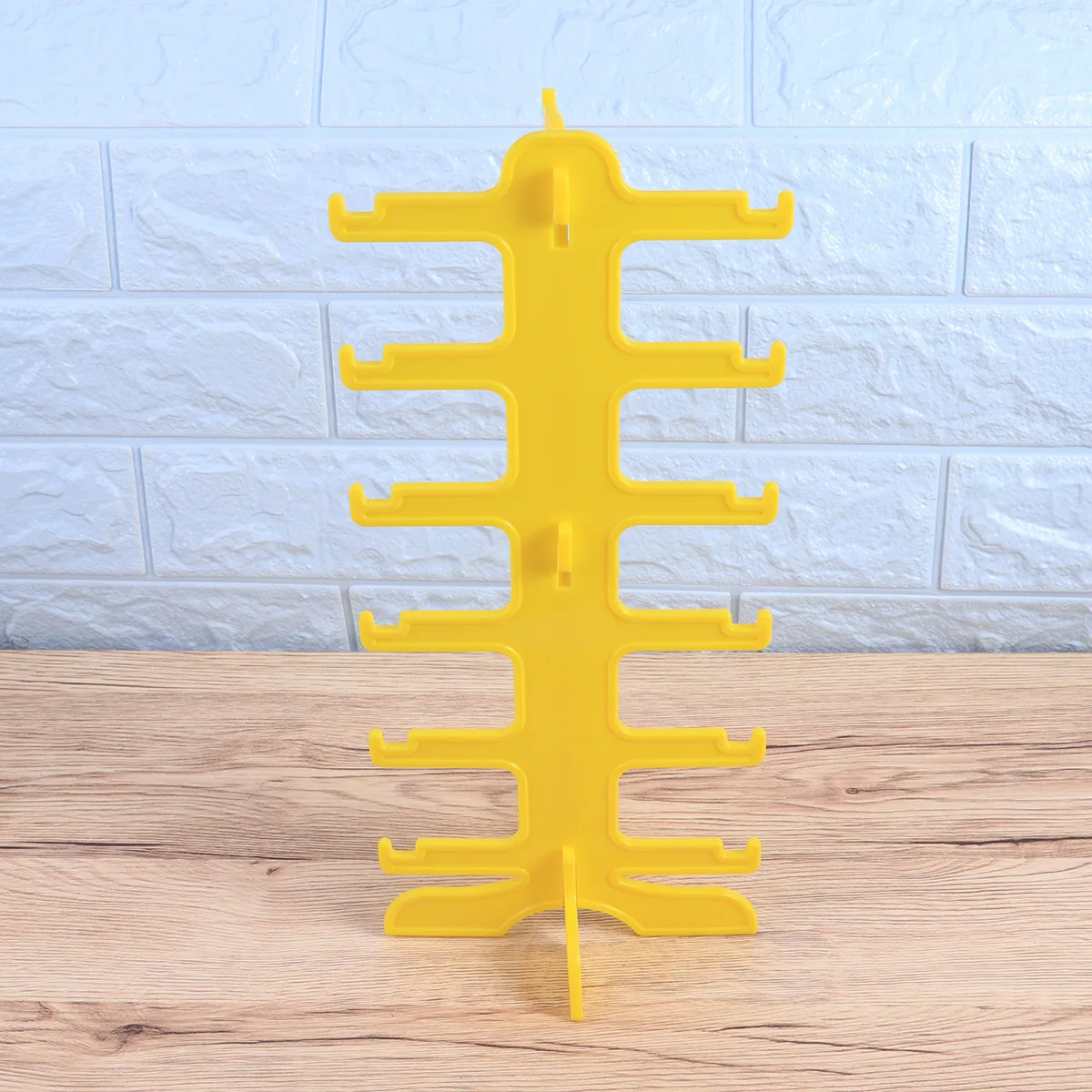 6 Layers Sunglasses Eyeglass Stand Holder Durable Plastic Material Blends with Room Decor Storage Organizer Yellow
6 Layers Sunglasses Eyeglass Stand Holder Durable Plastic Material Blends with Room Decor Storage Organizer Yellow
