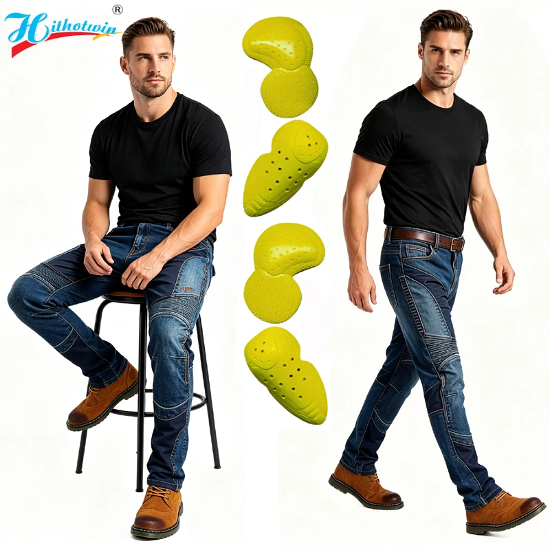 Summer Mesh Motorcycle Jeans Kevlar Aramid Men Pants Protective Gear Leisure Motocross Blue Trousers Kevlar Shorts
Summer Mesh Motorcycle Jeans Kevlar Aramid Men Pants Protective Gear Leisure Motocross Blue Trousers Kevlar Shorts