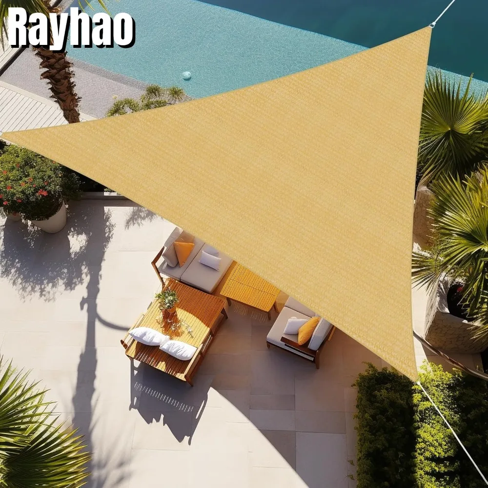 Triangle Sun Shade Sail Outdoor Backyard Roof Shading Nets Sunlight Block Permeable Canopy for Patio Garden Yard Deck Pergola
Triangle Sun Shade Sail Outdoor Backyard Roof Shading Nets Sunlight Block Permeable Canopy for Patio Garden Yard Deck Pergola