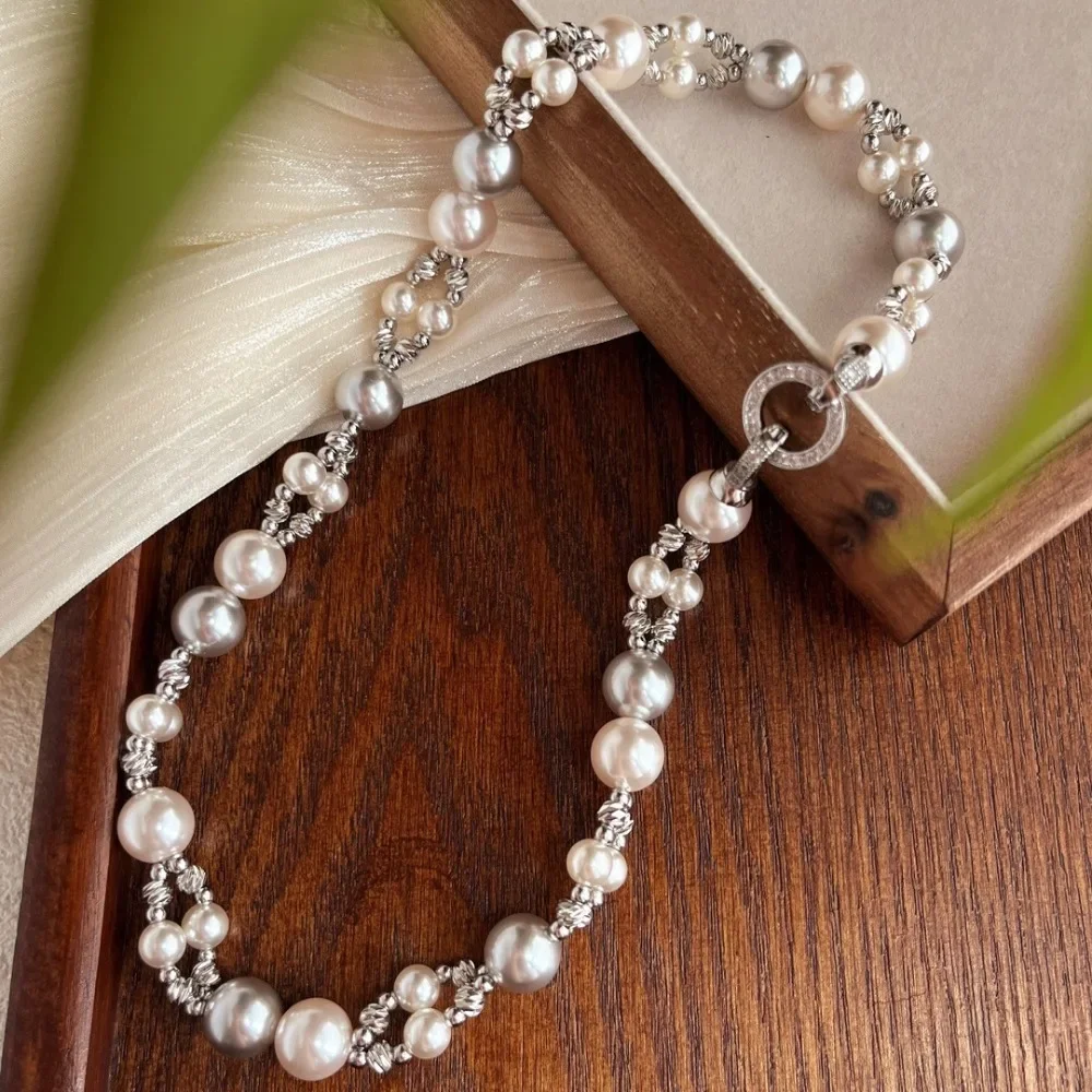 Fashion Style Wholesale French Pearl Necklace Jewelry for Women Luxury Retro Elegance Charm Versatile Sweater Chain Girl Gift
Fashion Style Wholesale French Pearl Necklace Jewelry for Women Luxury Retro Elegance Charm Versatile Sweater Chain Girl Gift