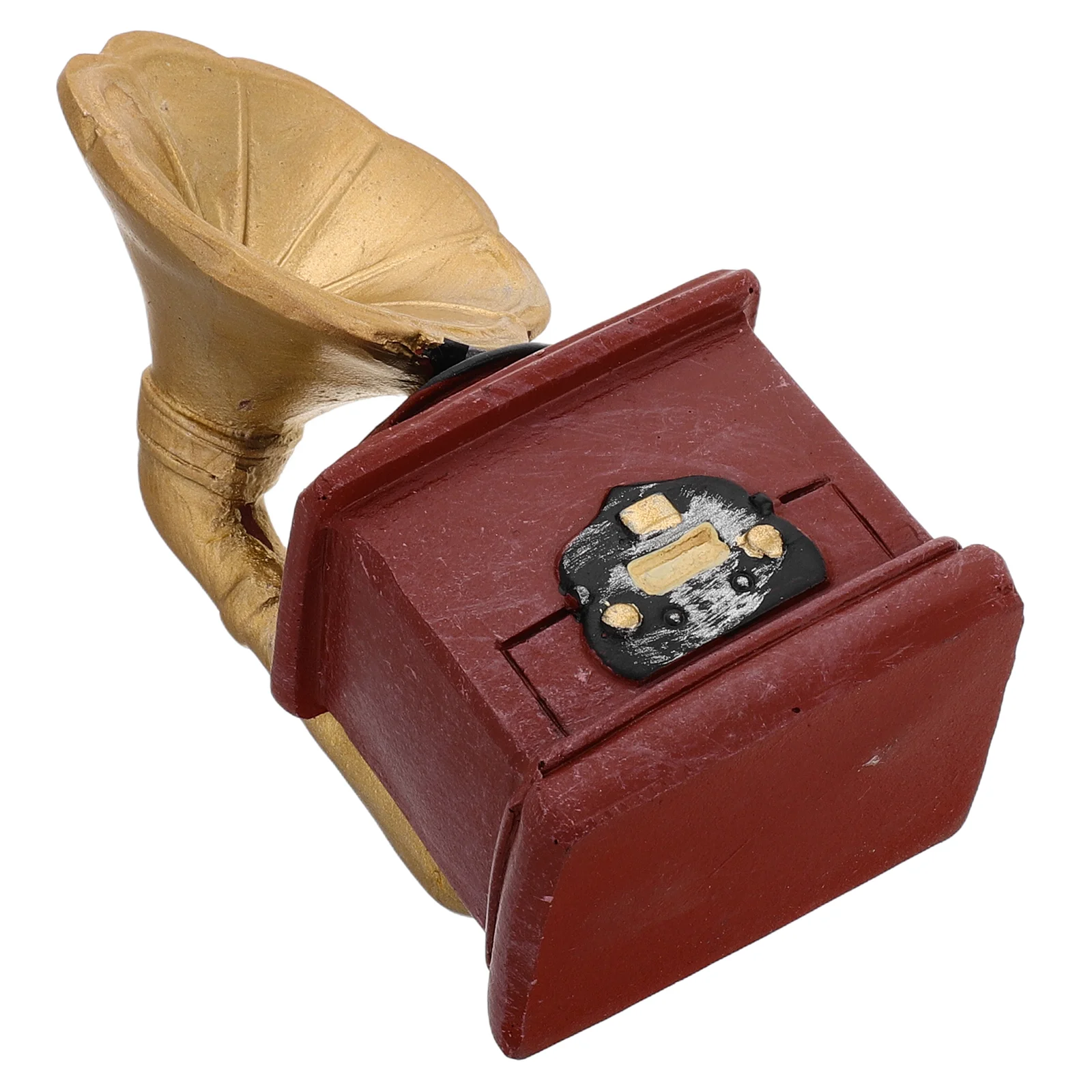 Retro Miniature Phonograph naments Vintage Resin Decor Prop for Home Photo Shoots Realistic Tabletop 3D Record Player Model
Retro Miniature Phonograph naments Vintage Resin Decor Prop for Home Photo Shoots Realistic Tabletop 3D Record Player Model