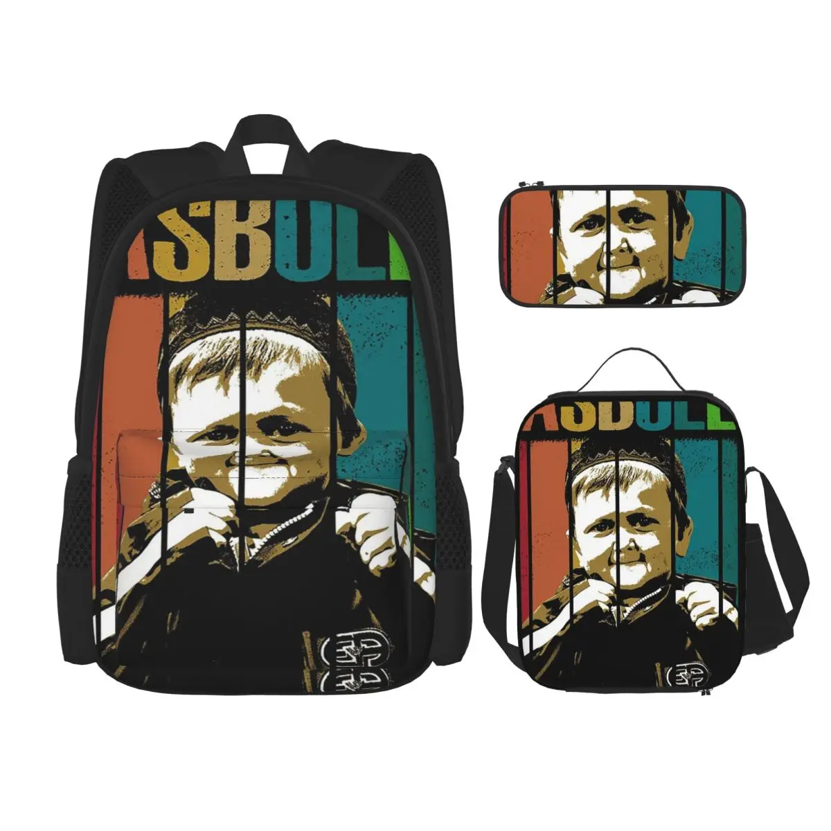 Inspirational Spirit Hasbulla Magomedov Backpacks Bookbag Children School Bags Kids Rucksack Lunch Bag Pen Bag Three-Piece Set
Inspirational Spirit Hasbulla Magomedov Backpacks Bookbag Children School Bags Kids Rucksack Lunch Bag Pen Bag Three-Piece Set