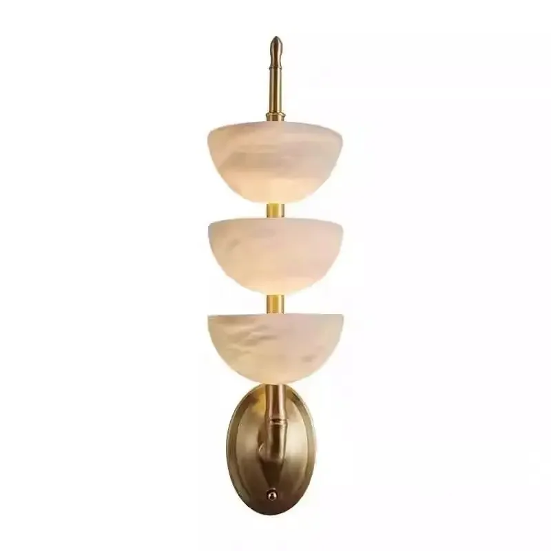 Modern Copper Alabaster Marble Luxury Bedroom LED Wall Lamps 2 Years Warranty Corridor Wall Lamps
Modern Copper Alabaster Marble Luxury Bedroom LED Wall Lamps 2 Years Warranty Corridor Wall Lamps