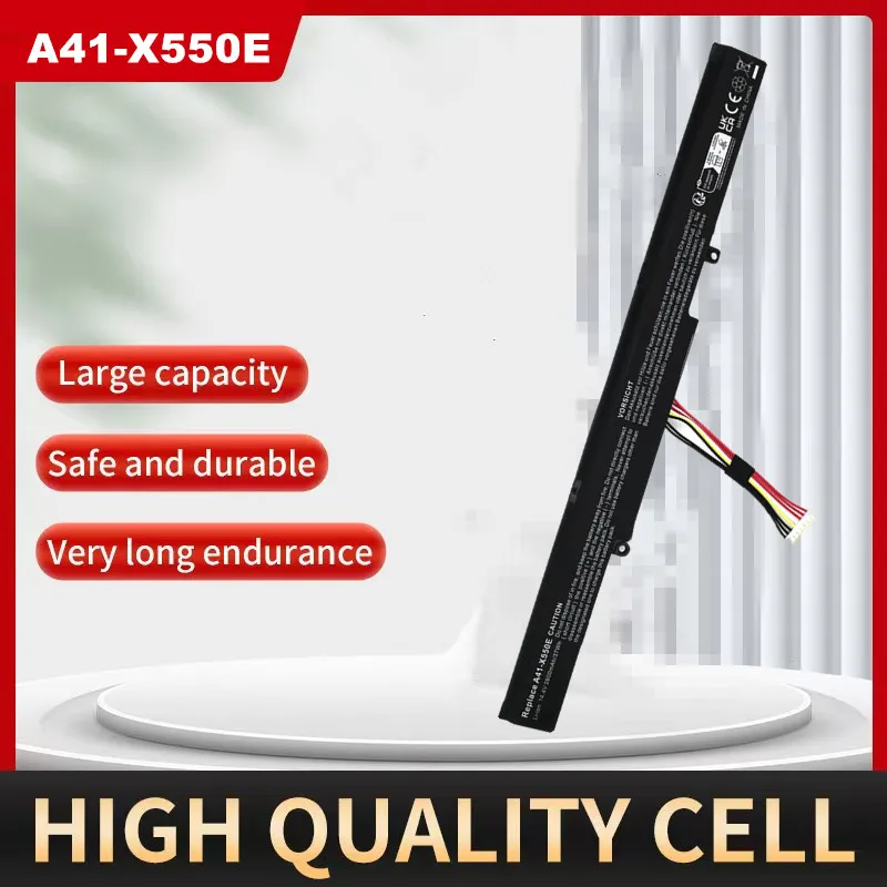A41-X550E Battery For ASUS A450V K550E X750J A550D K751L X751L F450 P750LB X751MA F450C R752L X751MD F450E R752MA X751MJ
A41-X550E Battery For ASUS A450V K550E X750J A550D K751L X751L F450 P750LB X751MA F450C R752L X751MD F450E R752MA X751MJ