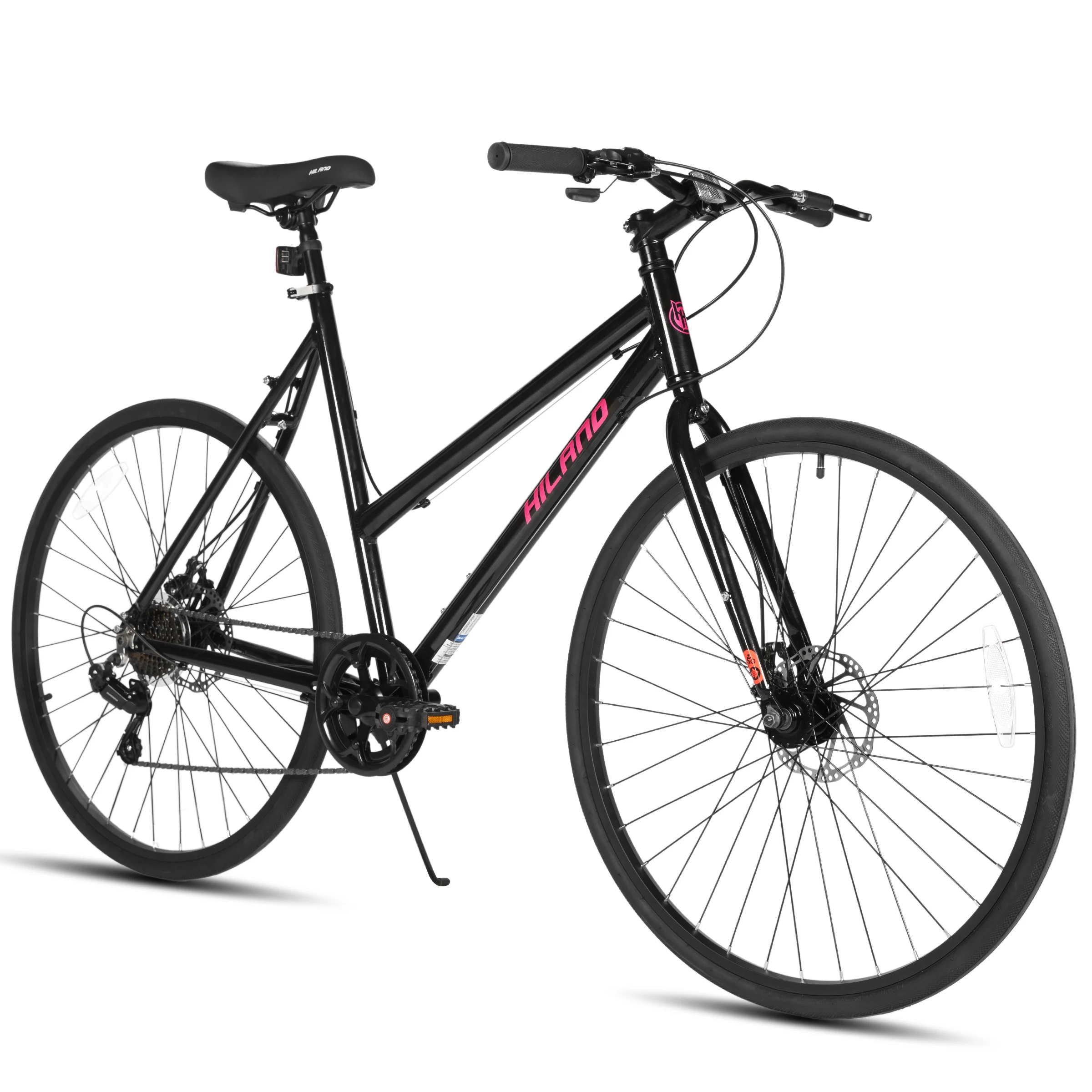 HILAND Cityrad 700C Herren Damen Student Aluminiumlegierung Pendler Stadtfahrrad, 7-Gang, mit Schutzblechen, Gepäckträger
HILAND Cityrad 700C Herren Damen Student Aluminiumlegierung Pendler Stadtfahrrad, 7-Gang, mit Schutzblechen, Gepäckträger