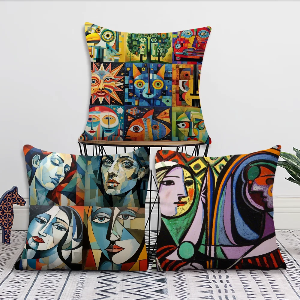 P-Pablo P-Picasso Aesthetic Art Decoration Room Home Sofa living Office Car Nordic Simplicity Pillow Cover
P-Pablo P-Picasso Aesthetic Art Decoration Room Home Sofa living Office Car Nordic Simplicity Pillow Cover