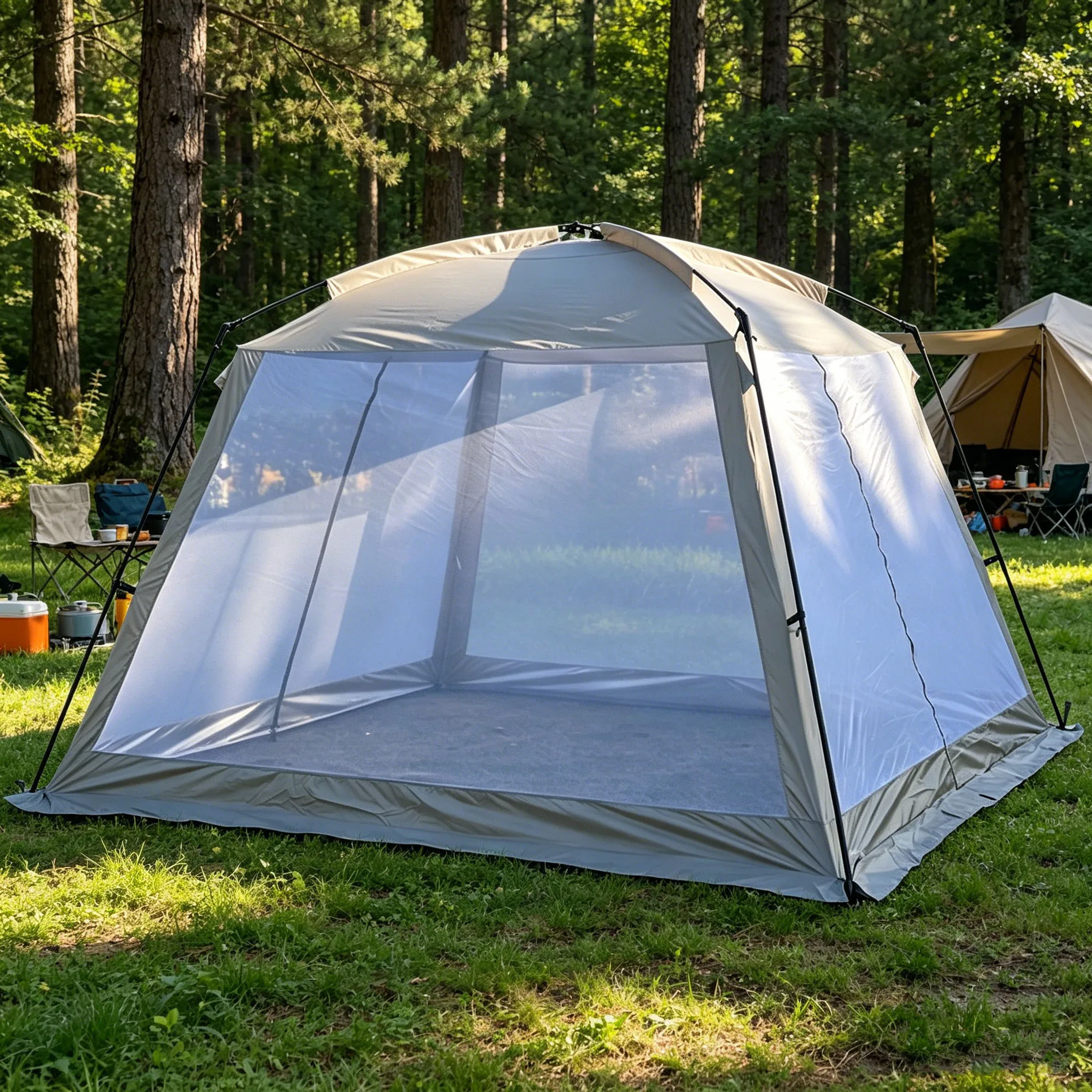 4-8 Person All-Mesh Outdoor Shade Pavilion Spacious design with a large mesh surface for breathability, mosquito protection, and sun protection. Reinforced for wind resistance. A must-have for outdoor camping, suitable for all seasons.
4-8 Person All-Mesh Outdoor Shade Pavilion Spacious design with a large mesh surface for breathability, mosquito protection, and sun protection. Reinforced for wind resistance. A must-have for outdoor camping, suitable for all seasons.