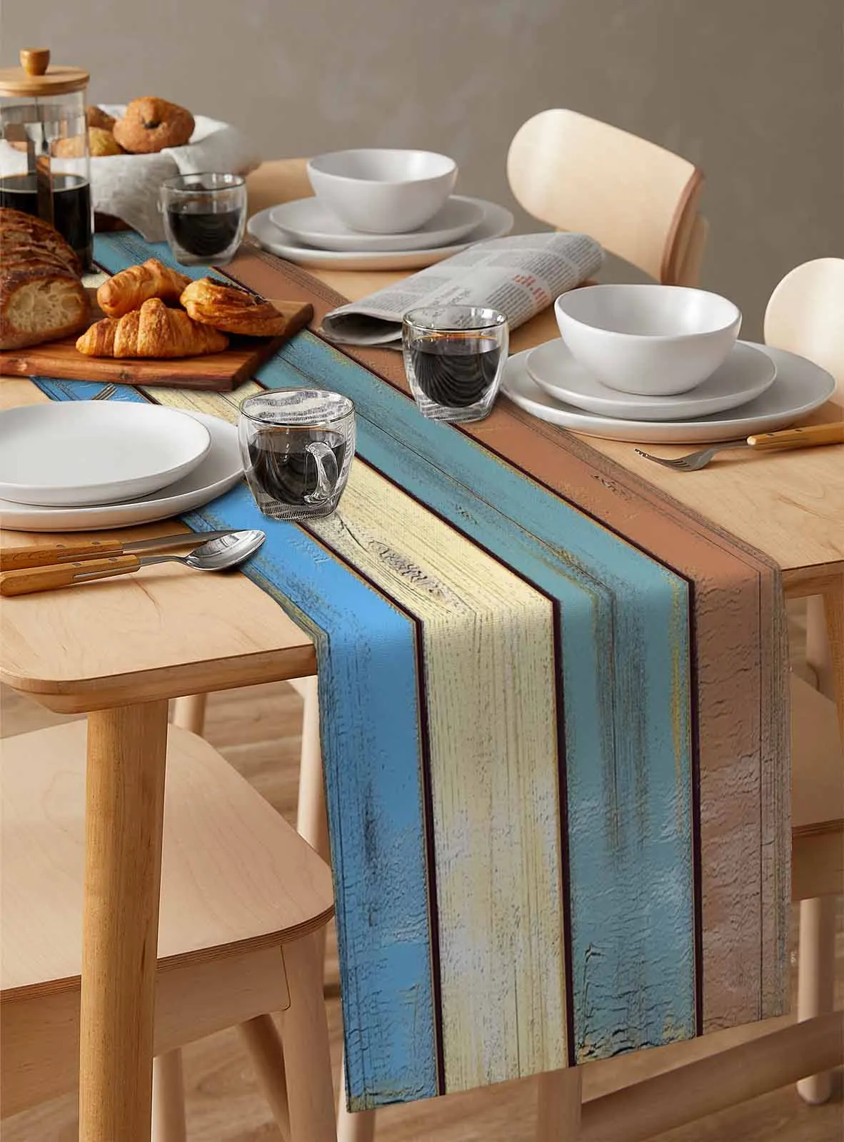Retro Style Wood Table Runner Kitchen Decor Tablecloth Placemat Hotel Home Wedding Decor Table Runners
Retro Style Wood Table Runner Kitchen Decor Tablecloth Placemat Hotel Home Wedding Decor Table Runners