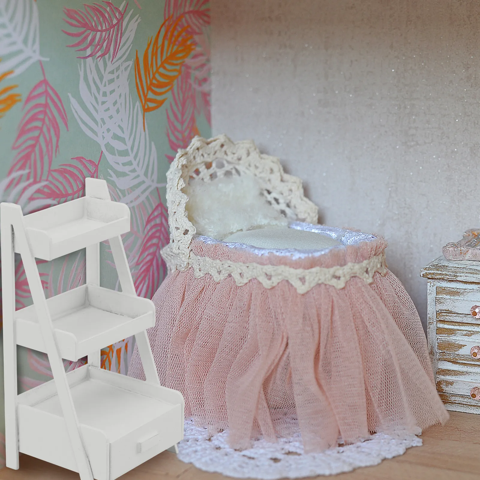 1Pcs Mini Furniture Storage Shelf White Simulation Rack Decorative Mini House Accessory Home Ornament Scene Furniture
1Pcs Mini Furniture Storage Shelf White Simulation Rack Decorative Mini House Accessory Home Ornament Scene Furniture