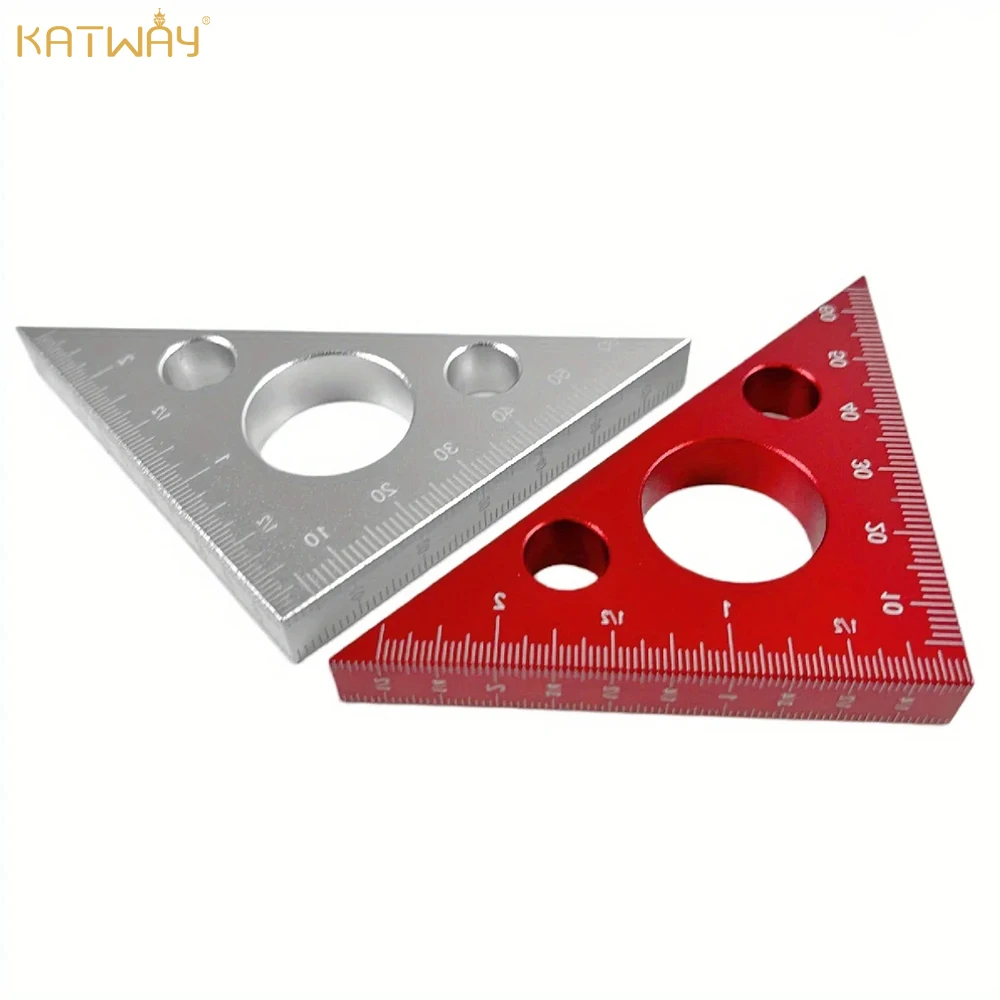 KATWAY Aluminum Right Triangle Ruler w/ Both Imperial Metric Scales Carpenter's Square Machinist Height Measuring Tool HH-AA157
KATWAY Aluminum Right Triangle Ruler w/ Both Imperial Metric Scales Carpenter's Square Machinist Height Measuring Tool HH-AA157