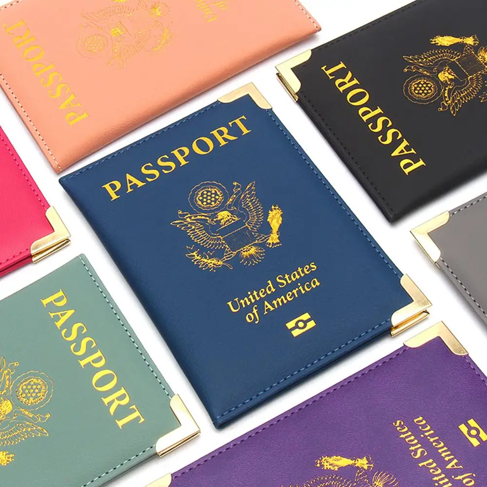 Pu Leather USA Passport Cover Women Fashion Soft Leather Passaporte Case Travel Wallet Passport Case Holder Document Organizer
Pu Leather USA Passport Cover Women Fashion Soft Leather Passaporte Case Travel Wallet Passport Case Holder Document Organizer
