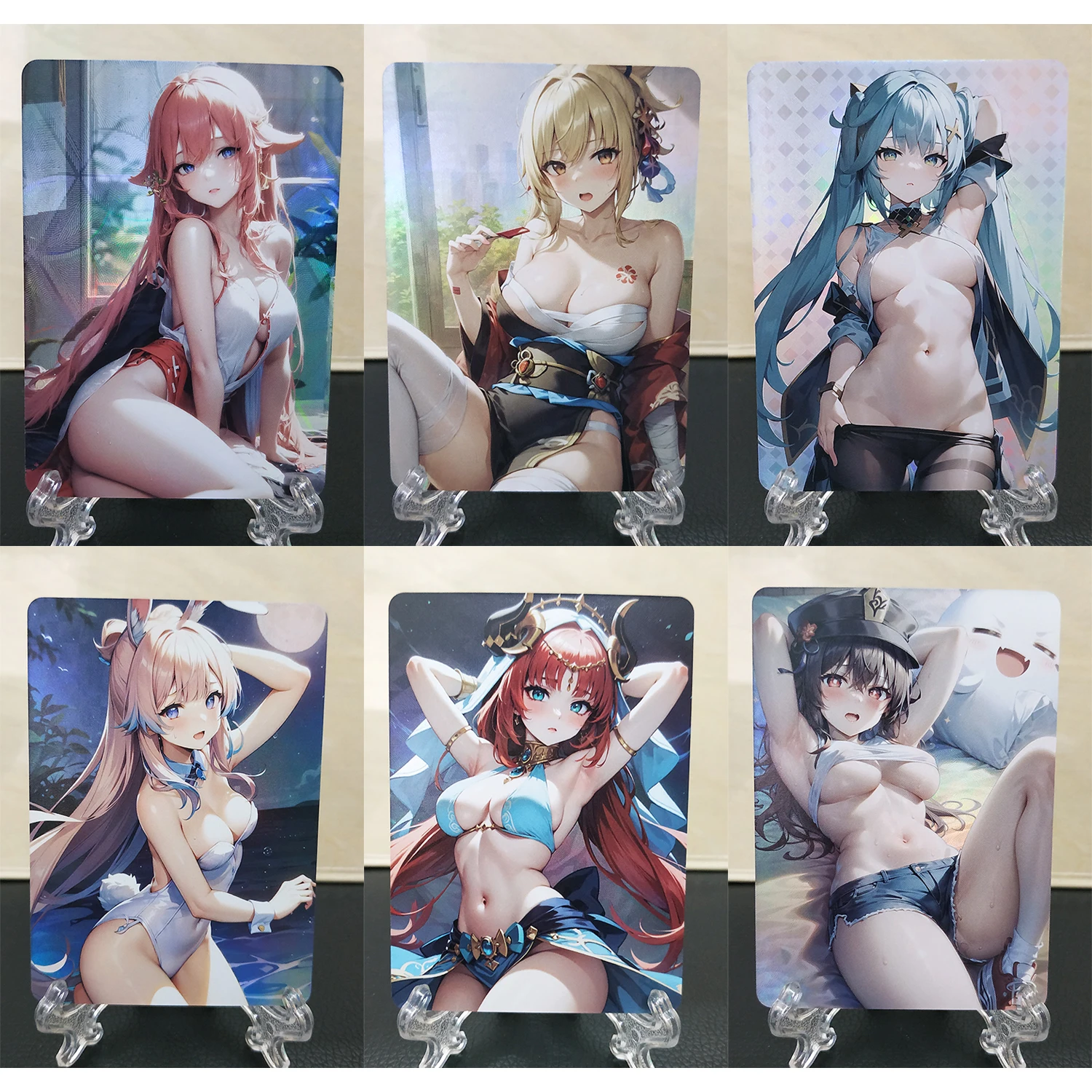8Pcs/Set Genshin ACG Flash Cards Beelzebul Yae Miko Nilou Hu Tao Classic Anime Game Collection Cards Gift Toys
8Pcs/Set Genshin ACG Flash Cards Beelzebul Yae Miko Nilou Hu Tao Classic Anime Game Collection Cards Gift Toys