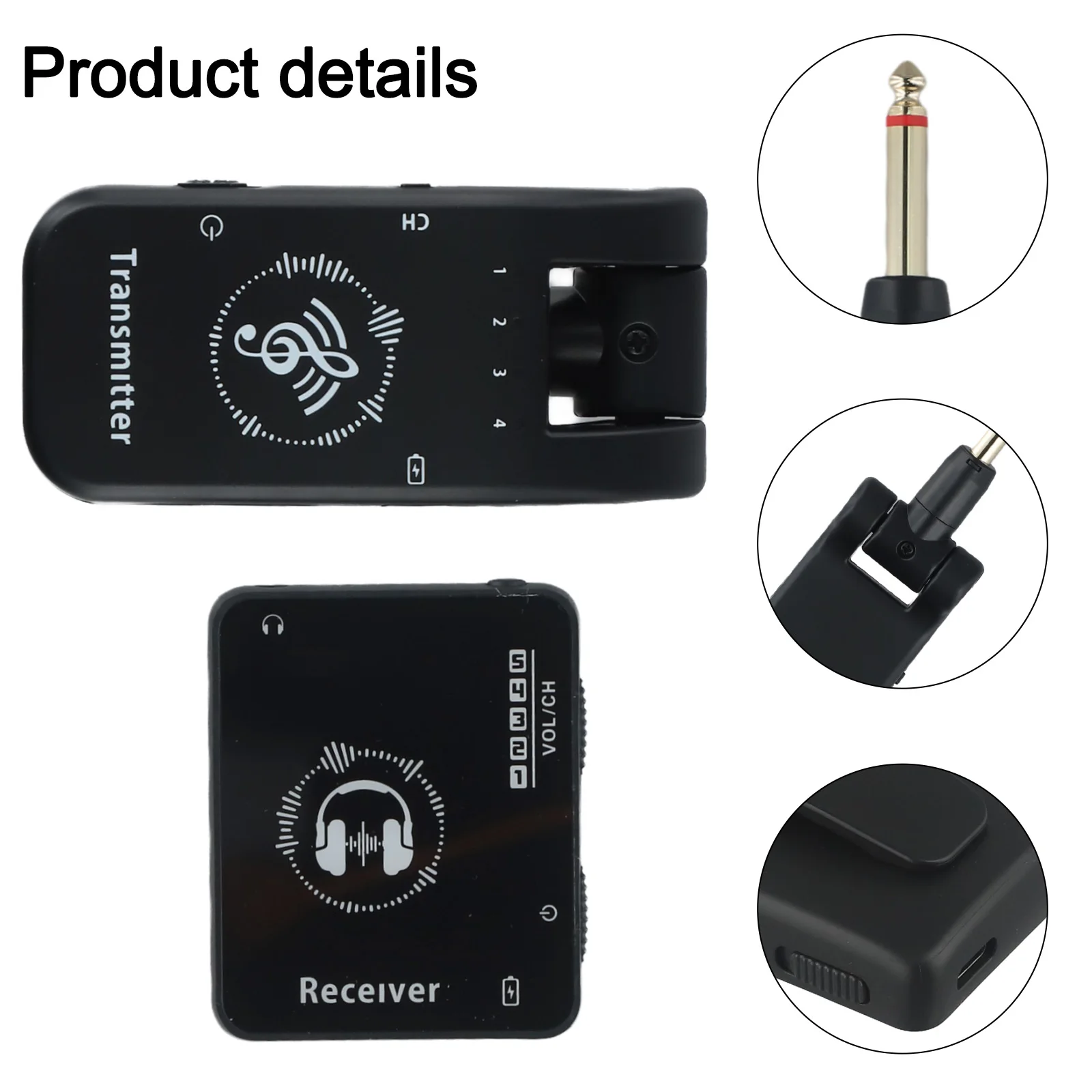 Wireless Earphone Rechargeable Transmitter Set Stage Receiver 40M Transmission For Studio Band Rehearsal Live Performance Parts
Wireless Earphone Rechargeable Transmitter Set Stage Receiver 40M Transmission For Studio Band Rehearsal Live Performance Parts