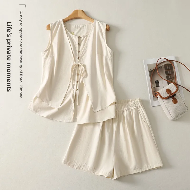 Elegant Artistic plus Size Summer Fashionable Top Bottoms Set Women's Short Sleeve Cotton Polyester Casual Outfit Ensemble
Elegant Artistic plus Size Summer Fashionable Top Bottoms Set Women's Short Sleeve Cotton Polyester Casual Outfit Ensemble