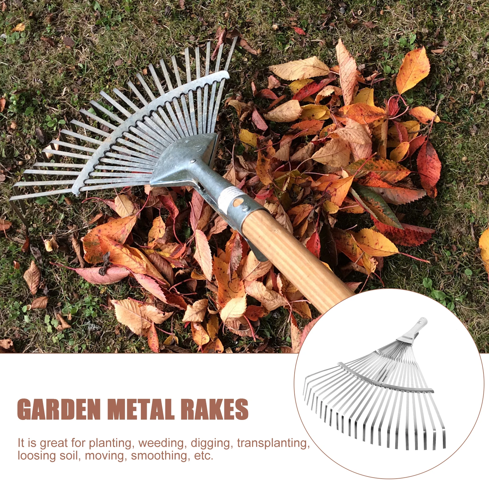 Multi Functional Stainless Steel Telescopic Rake Carbon Steel Garden Rake For Leaves Yard Lawn Gardening Essentials
Multi Functional Stainless Steel Telescopic Rake Carbon Steel Garden Rake For Leaves Yard Lawn Gardening Essentials