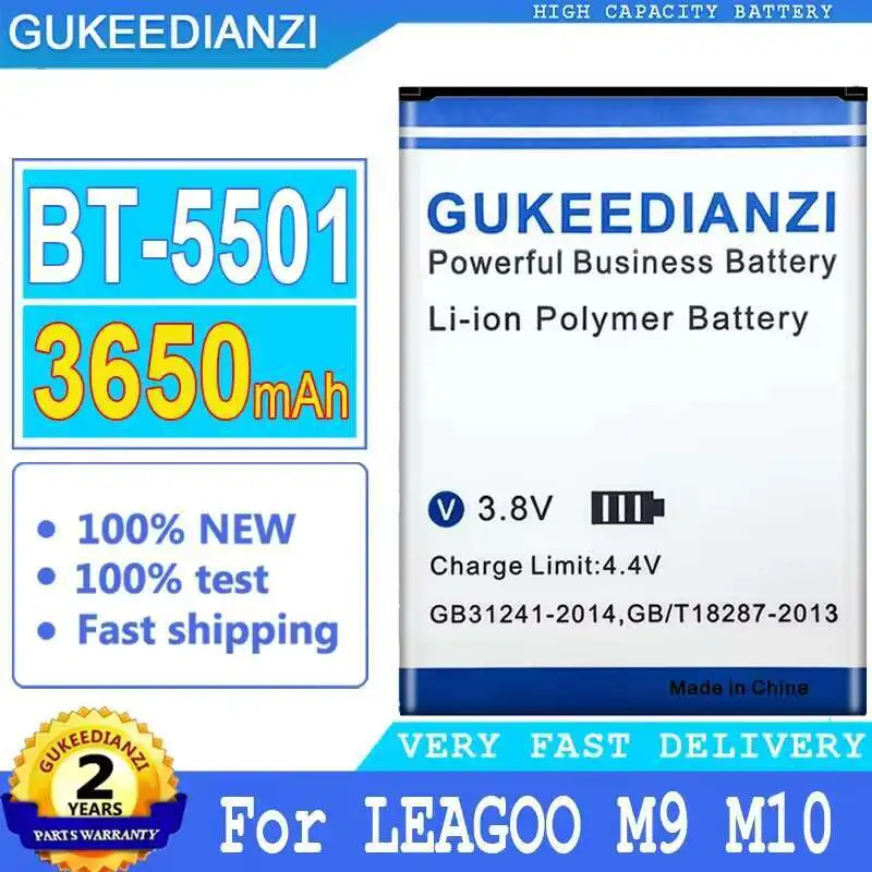 Mobile Phone Battery For Leagoo M 9 M9 M10 M 10 Long-Lasting Performance BT-5501 3650mAh
Mobile Phone Battery For Leagoo M 9 M9 M10 M 10 Long-Lasting Performance BT-5501 3650mAh