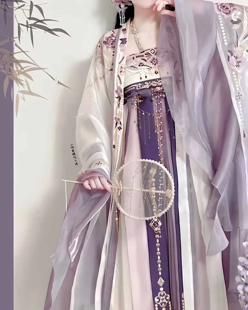 2024 Summer Hanfu Women Chinese Traditional Cosplay Fairy Costume Ancient Hanfu Dress Purple Birthday Party Dress Plus Size XL
2024 Summer Hanfu Women Chinese Traditional Cosplay Fairy Costume Ancient Hanfu Dress Purple Birthday Party Dress Plus Size XL