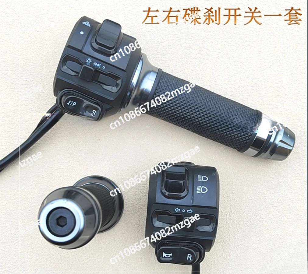 Electric battery car integrated switch speed regulation handle assembly variable speed double flash friction handle
Electric battery car integrated switch speed regulation handle assembly variable speed double flash friction handle