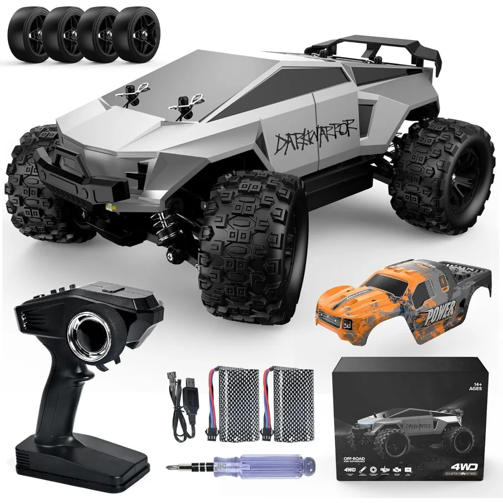 2-in-1 RC Cyber Monster Truck & Drift Car for Adults 1/18 Scale 4WD 40KM/H All-Terrain Fast RC Car with 2.4Ghz
2-in-1 RC Cyber Monster Truck & Drift Car for Adults 1/18 Scale 4WD 40KM/H All-Terrain Fast RC Car with 2.4Ghz