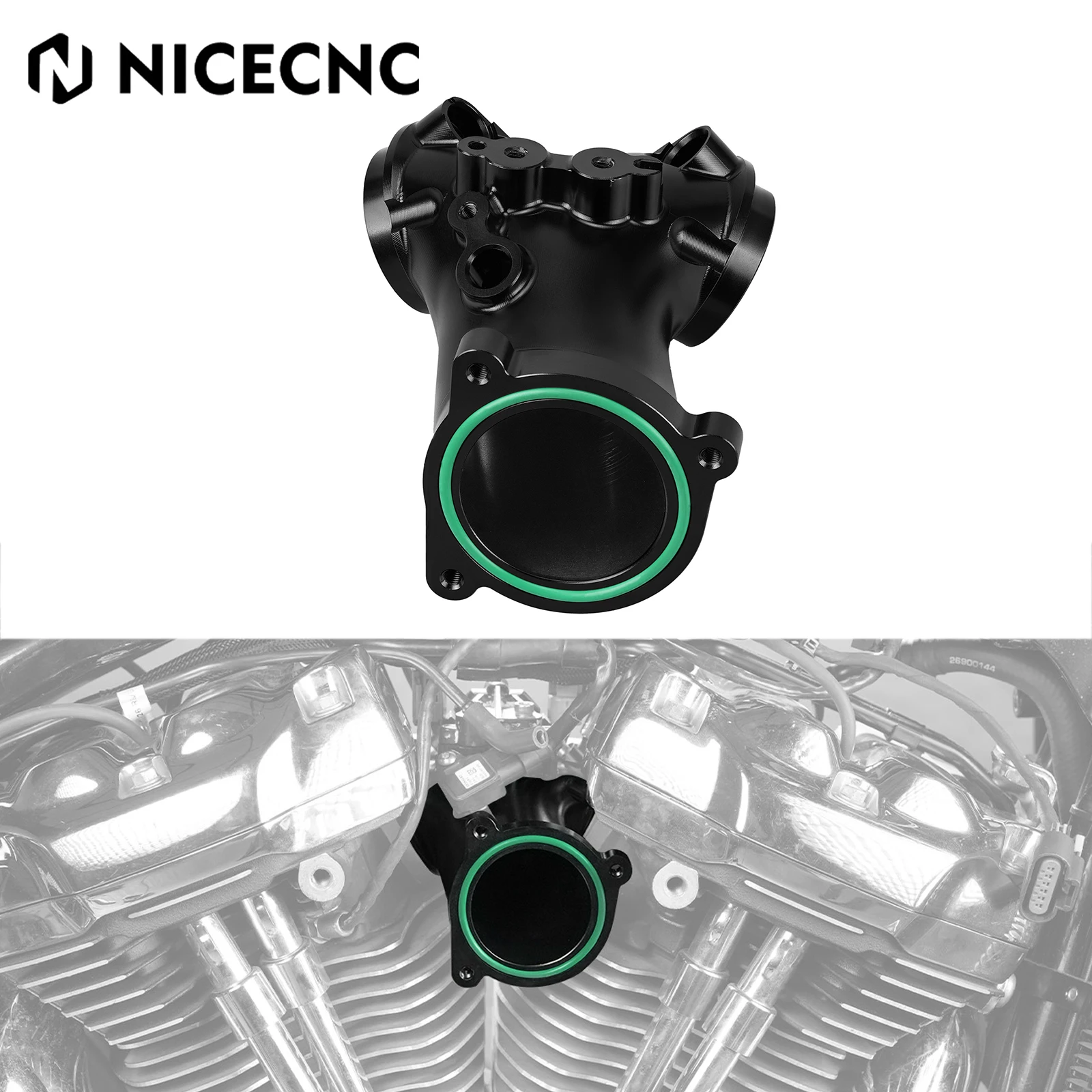 57mm Intake Manifold For Harley Road Glide FLTRX Street Glide FLHX Softail Standard FXST 107 Low Rider ST Street Bob FXBBS 114
57mm Intake Manifold For Harley Road Glide FLTRX Street Glide FLHX Softail Standard FXST 107 Low Rider ST Street Bob FXBBS 114