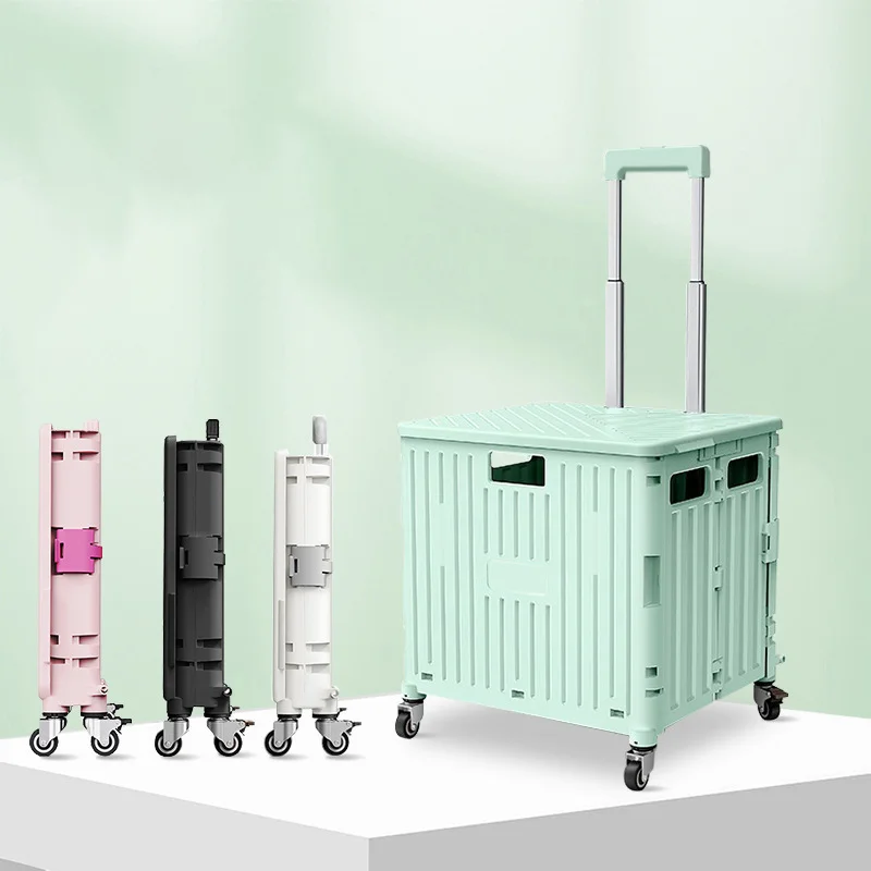 Supermarket Trolley Folding Utility Cart Collapsible Plastic Storage Basket for Home Use Portable Shopping Cart for Kitchen
Supermarket Trolley Folding Utility Cart Collapsible Plastic Storage Basket for Home Use Portable Shopping Cart for Kitchen