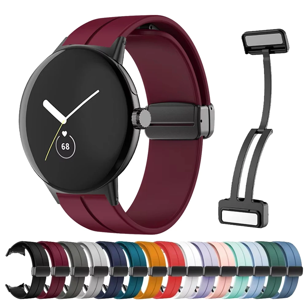 Силиконовый ремешок для Google Pixel Watch 3, 41 мм, браслет с магнитной складной пряжкой, браслет Correa Google Pixel 2/1, спортивный ремешок для часов
Силиконовый ремешок для Google Pixel Watch 3, 41 мм, браслет с магнитной складной пряжкой, браслет Correa Google Pixel 2/1, спортивный ремешок для часов