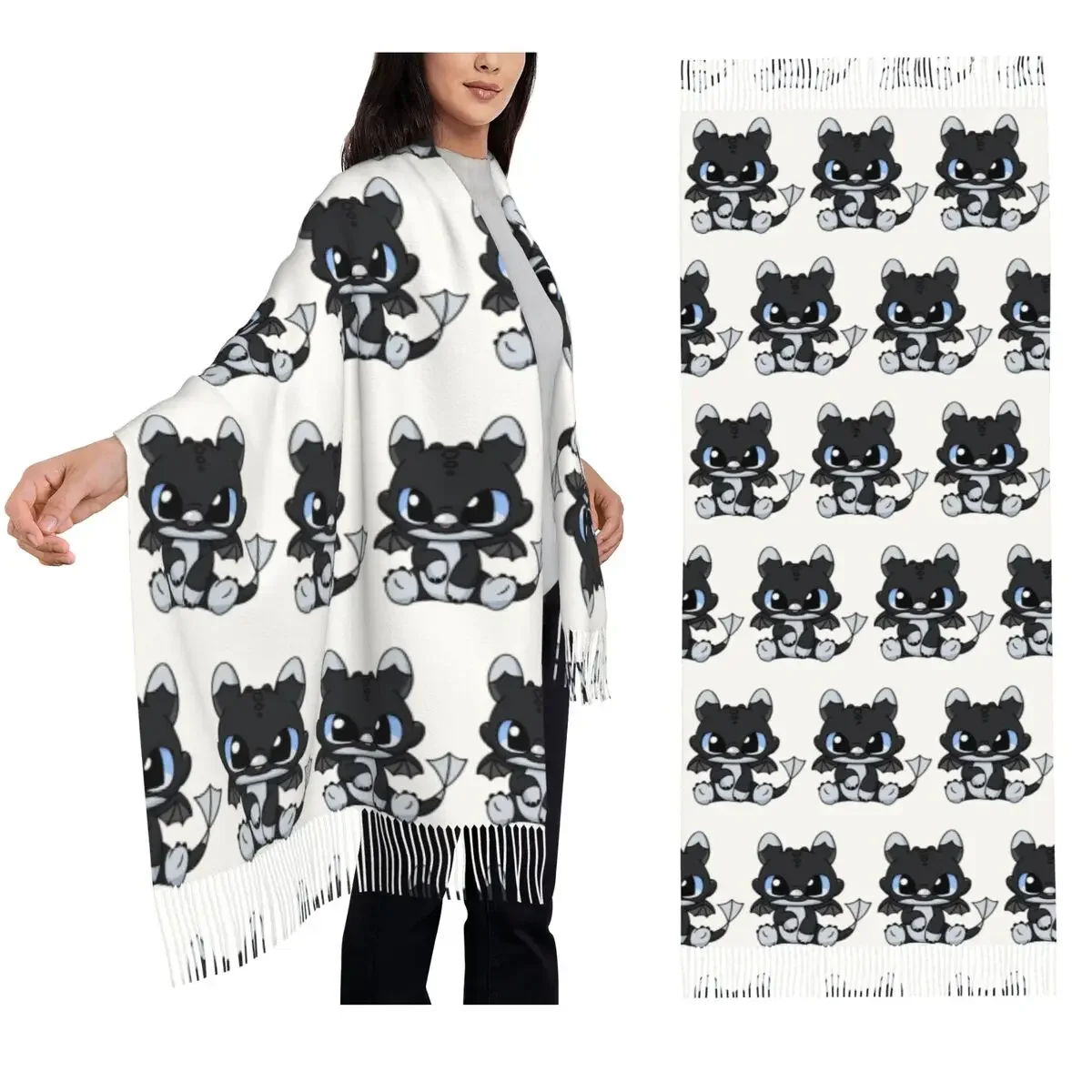 Ночник Fury, беззубий шарф, шарфы с кисточками для женщин, мягкие теплые шали и накидки, большая осенне-зимняя шаль
Ночник Fury, беззубий шарф, шарфы с кисточками для женщин, мягкие теплые шали и накидки, большая осенне-зимняя шаль