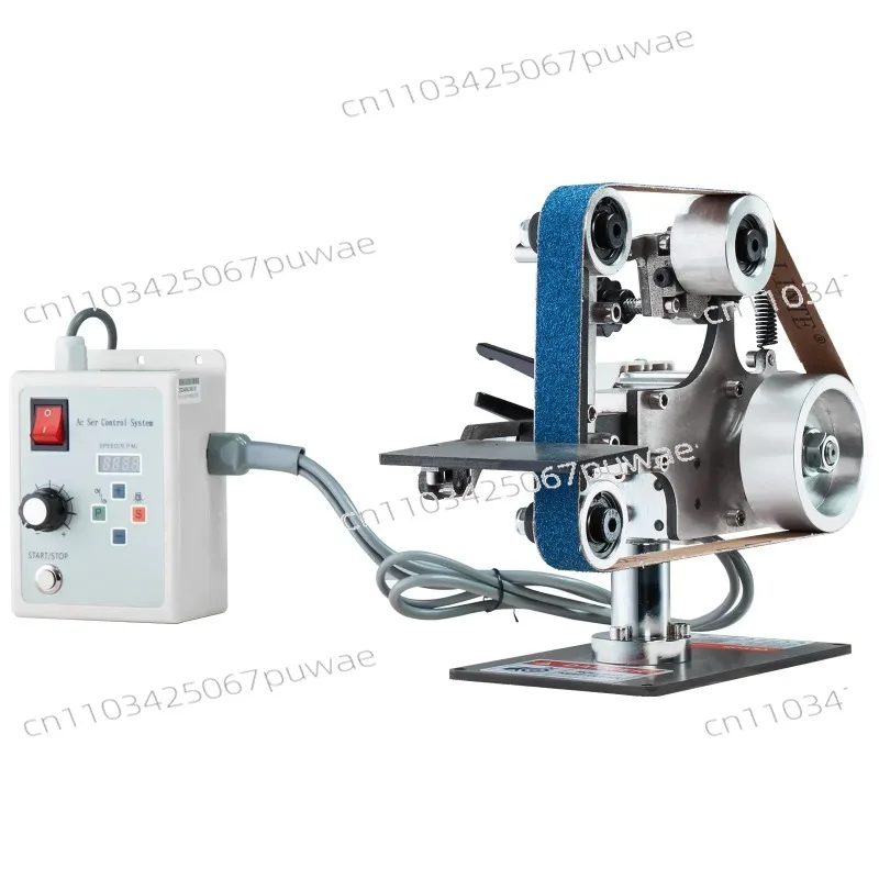 Belt Grinder Sander Variable Speed Belt Polisher with VFD, 550W Polishing Grinding Machine with 2 Grinding Moulds & 3PCS Sanding
Belt Grinder Sander Variable Speed Belt Polisher with VFD, 550W Polishing Grinding Machine with 2 Grinding Moulds & 3PCS Sanding