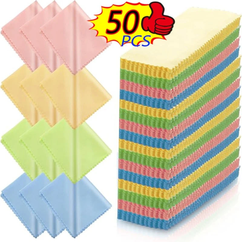 10-50Pcs 13*13cm Sunglasses Cleaner Microfiber High Quality Soft Eyeglasses Lens Cloths Phone Screen Camera Cleaning Wipes
10-50Pcs 13*13cm Sunglasses Cleaner Microfiber High Quality Soft Eyeglasses Lens Cloths Phone Screen Camera Cleaning Wipes