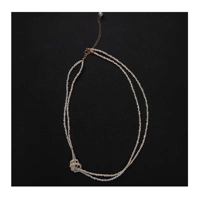 Double-layer Stacked Artificial Pearl Necklace New Women's Summer Light Luxury Niche Versatile Multi-layer Collarbone Chain Neck
Double-layer Stacked Artificial Pearl Necklace New Women's Summer Light Luxury Niche Versatile Multi-layer Collarbone Chain Neck