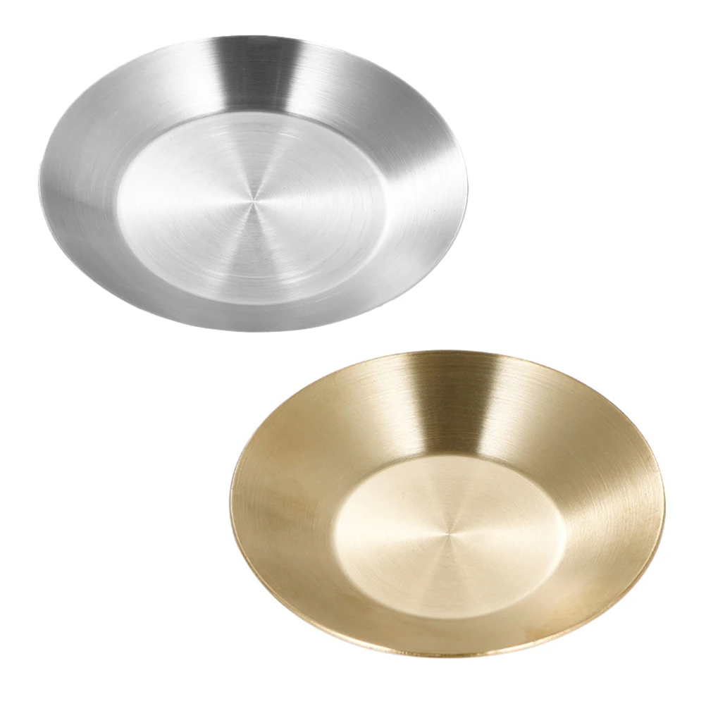 2 Pcs Stainless Steel Sauce Dishes Home Restaurant Kitchen Bar Use Mini Plates Side Dish Bowls Seasoning Dipping Sauces
2 Pcs Stainless Steel Sauce Dishes Home Restaurant Kitchen Bar Use Mini Plates Side Dish Bowls Seasoning Dipping Sauces