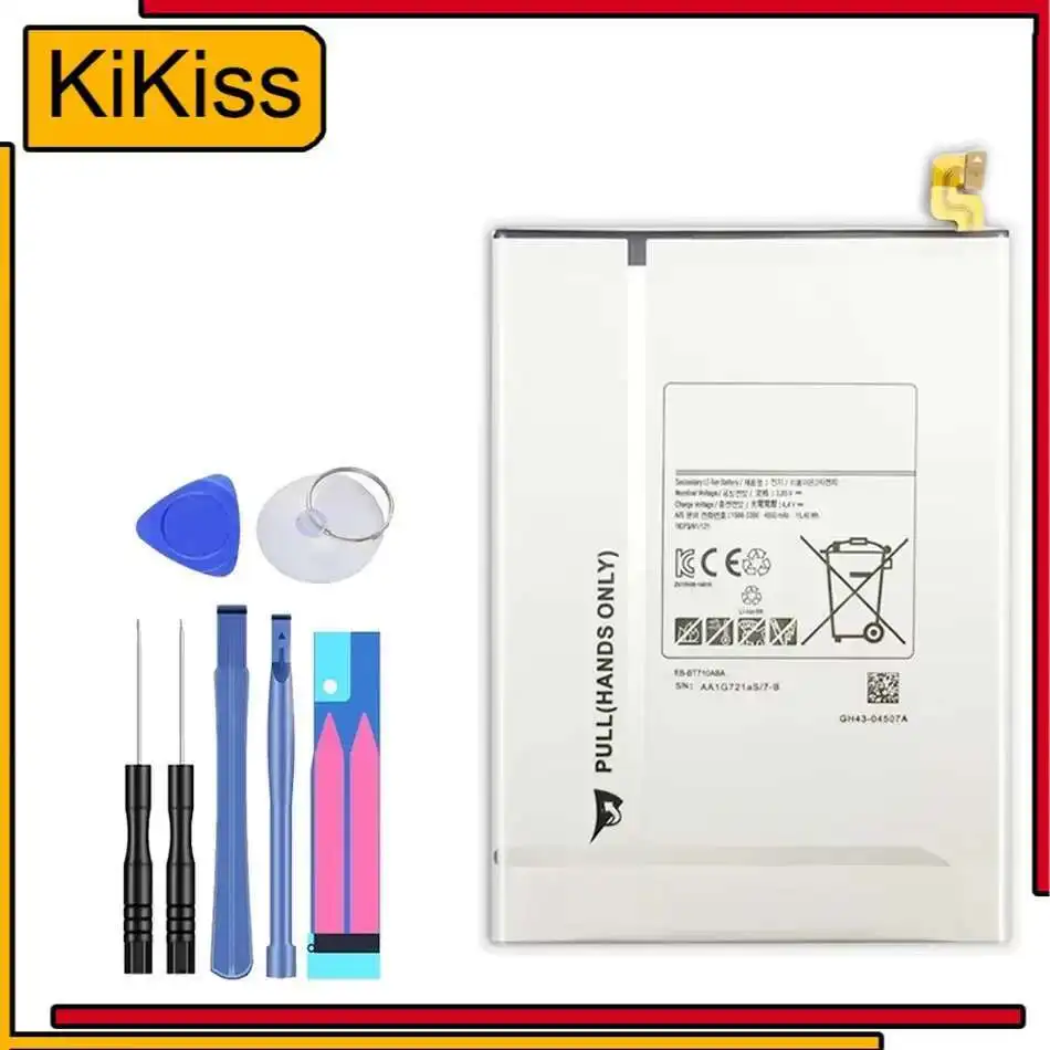 Tablet Battery For Samsung Galaxy Tab 2 3 4/Tab S S2 S3/tab A/tab E (7.0 8.0 8.4 9.6 9.7 10.1 10.5) For Pro 8.4/Note 8 10.1 12.2
Tablet Battery For Samsung Galaxy Tab 2 3 4/Tab S S2 S3/tab A/tab E (7.0 8.0 8.4 9.6 9.7 10.1 10.5) For Pro 8.4/Note 8 10.1 12.2