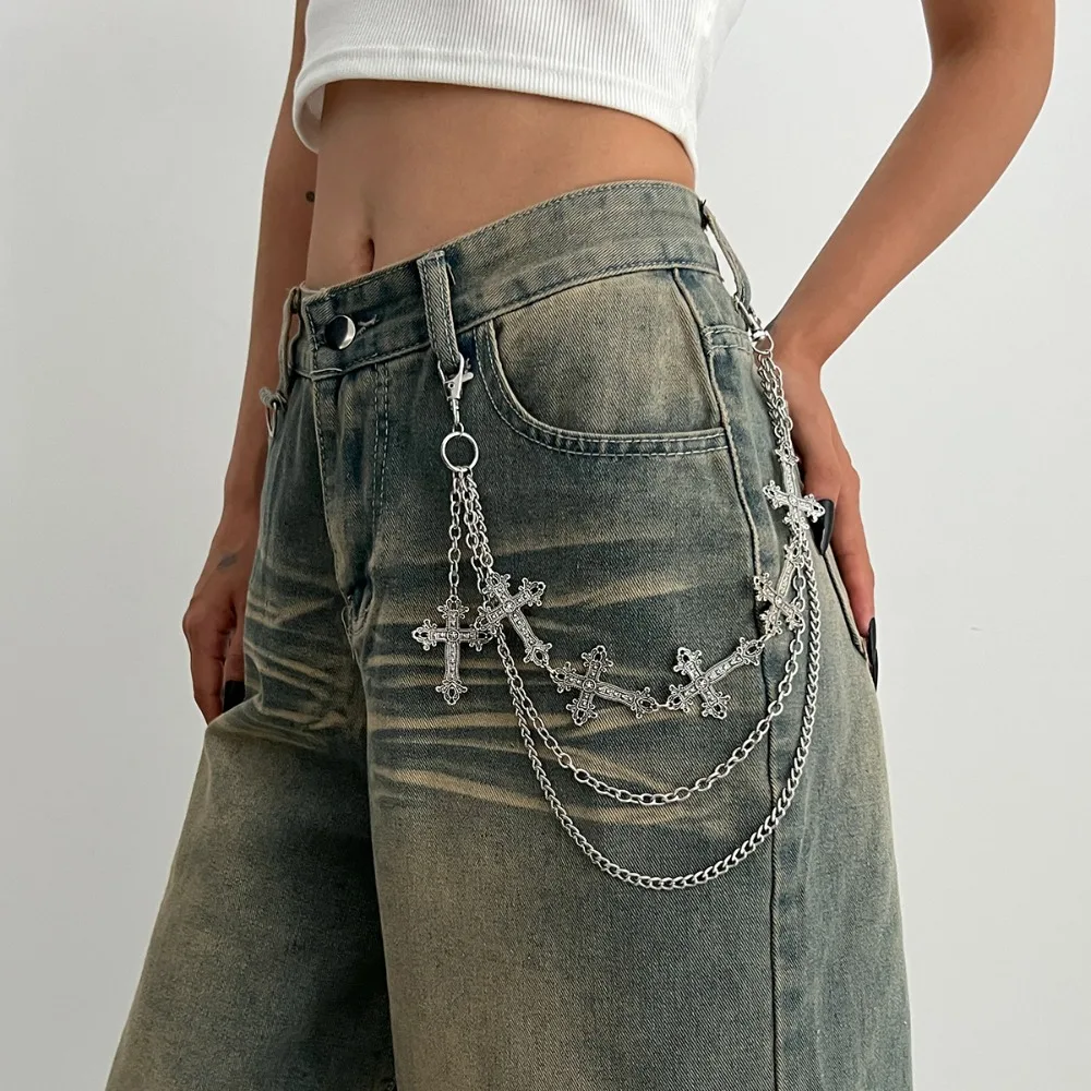 Fashion Punk Star Pendant Pant Chain Hip Hop Multilayer Waist Keychain Casual Metal Jeans Chain Women Man Gifts
Fashion Punk Star Pendant Pant Chain Hip Hop Multilayer Waist Keychain Casual Metal Jeans Chain Women Man Gifts