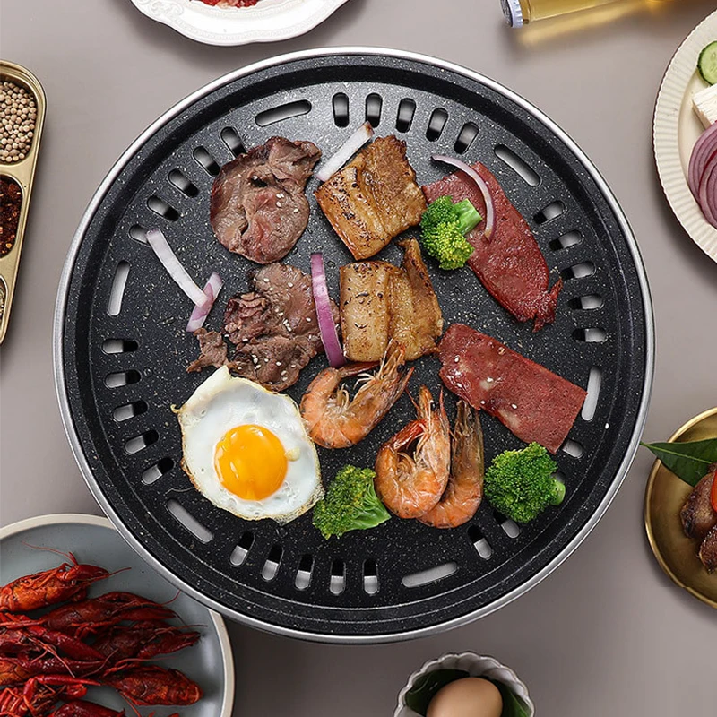 13.7 inch Stainless Steel Barbecue Grill Portable Charcoal Stove For Outdoor Camping Picnic BBQ and Indoor Party Cooking
13.7 inch Stainless Steel Barbecue Grill Portable Charcoal Stove For Outdoor Camping Picnic BBQ and Indoor Party Cooking