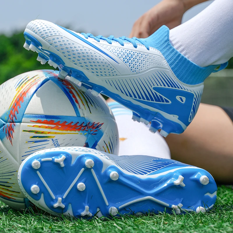 New Soccer Cleats for Mens Womens Football Shoes Turf Soccer Shoes Indoor/Outdoor Sport High-top Football Boots AG/FG
New Soccer Cleats for Mens Womens Football Shoes Turf Soccer Shoes Indoor/Outdoor Sport High-top Football Boots AG/FG