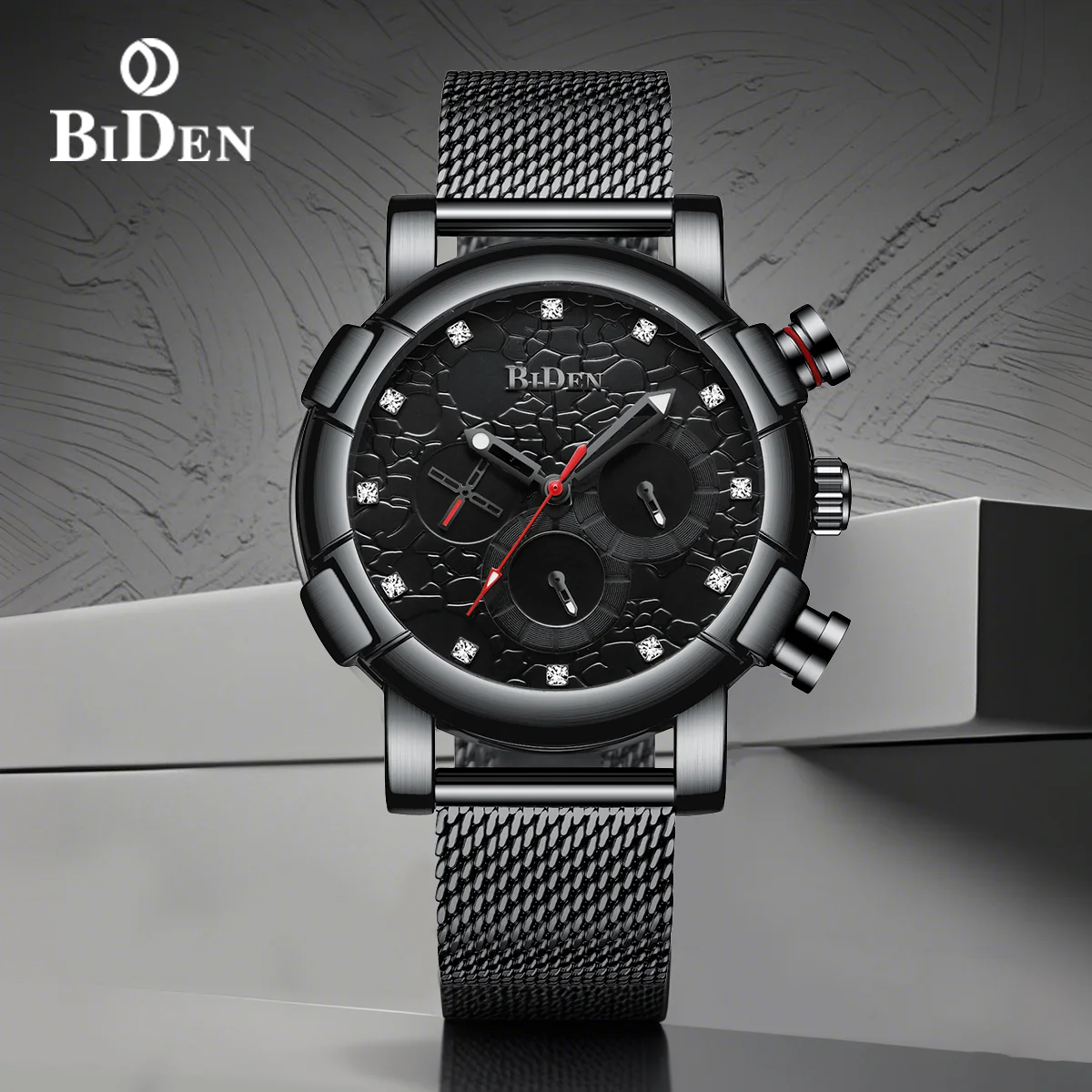 BIDEN Fashion Watch Leisure Clock Montre Homme Business Men's Quartz Watch Sports Men's Watch
BIDEN Fashion Watch Leisure Clock Montre Homme Business Men's Quartz Watch Sports Men's Watch