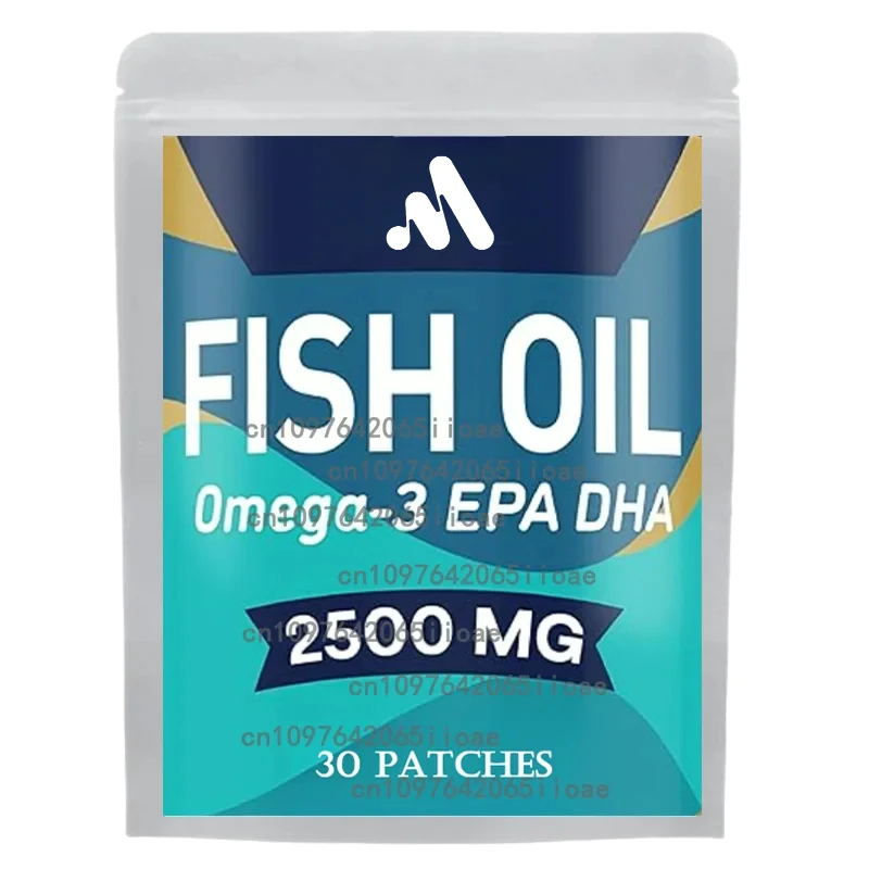 30 пластырей Omega 3, рыбье масло -EPA, DHA, переплетные пластыри с жирными кислотами, поддержка здоровья мозга и сердца
30 пластырей Omega 3, рыбье масло -EPA, DHA, переплетные пластыри с жирными кислотами, поддержка здоровья мозга и сердца