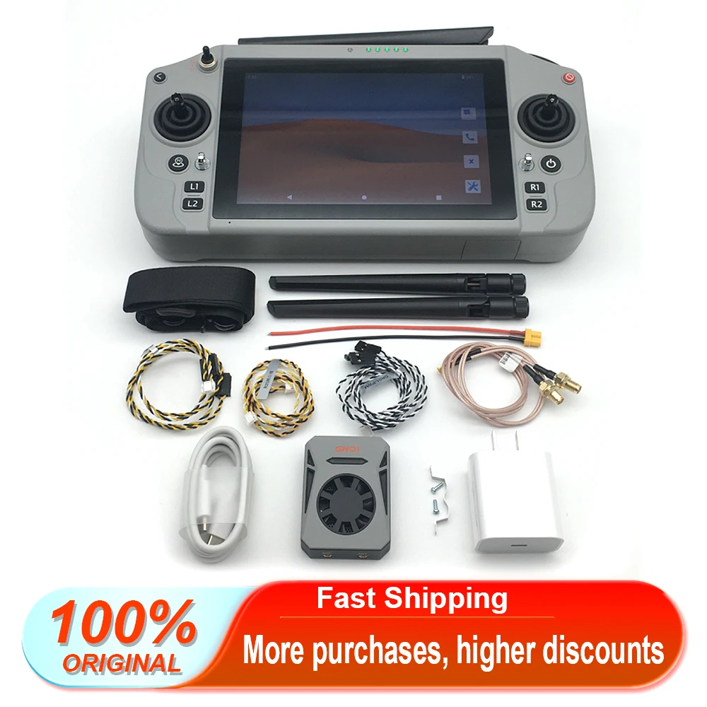 Skydroid G20 remote control 30KM 2.4G 5.8GHZ dual frequency high-definition image transmission long-distance model drone FPV
Skydroid G20 remote control 30KM 2.4G 5.8GHZ dual frequency high-definition image transmission long-distance model drone FPV