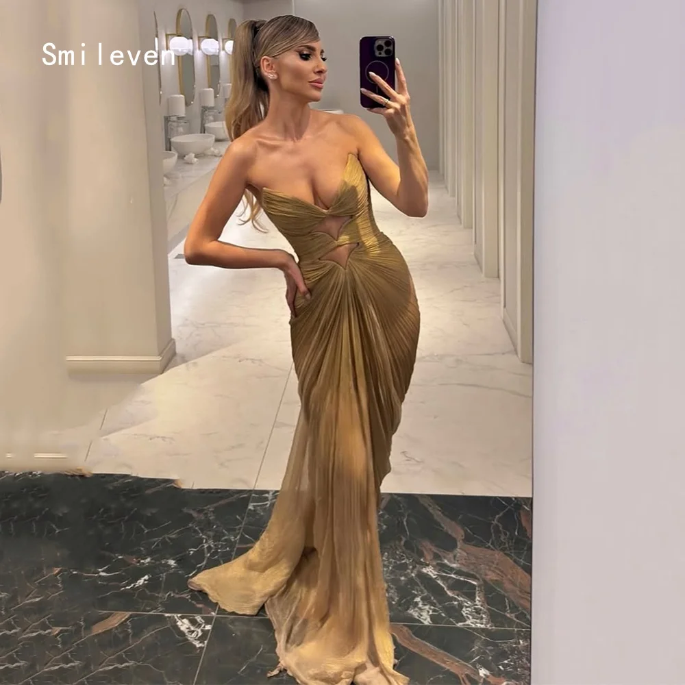 Smileven Noval Русалка Платье для выпускного вечера Милая Бартинг живота Вечерние платья без рукавов Вечернее плиссированное платье для особых случаев по индивидуальному заказу 2026
Smileven Noval Русалка Платье для выпускного вечера Милая Бартинг живота Вечерние платья без рукавов Вечернее плиссированное платье для особых случаев по индивидуальному заказу 2026