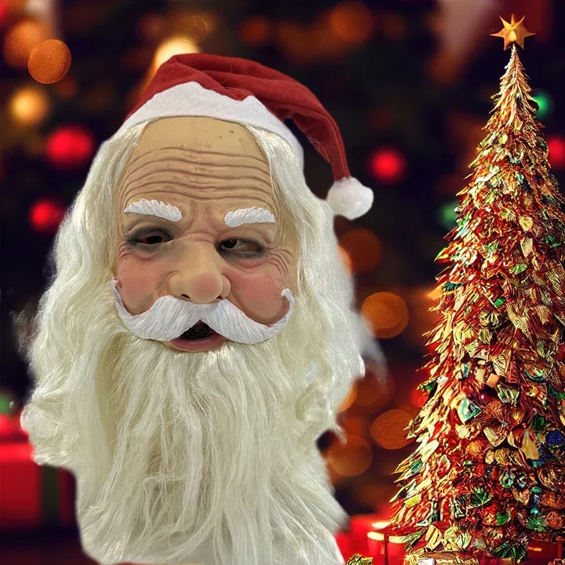 2023 New Merry Christmas Mask Santa Claus Latex Outdoor Realistic Fancy Costume Wig Beard Christmas Party Cosplay Mask Props
2023 New Merry Christmas Mask Santa Claus Latex Outdoor Realistic Fancy Costume Wig Beard Christmas Party Cosplay Mask Props