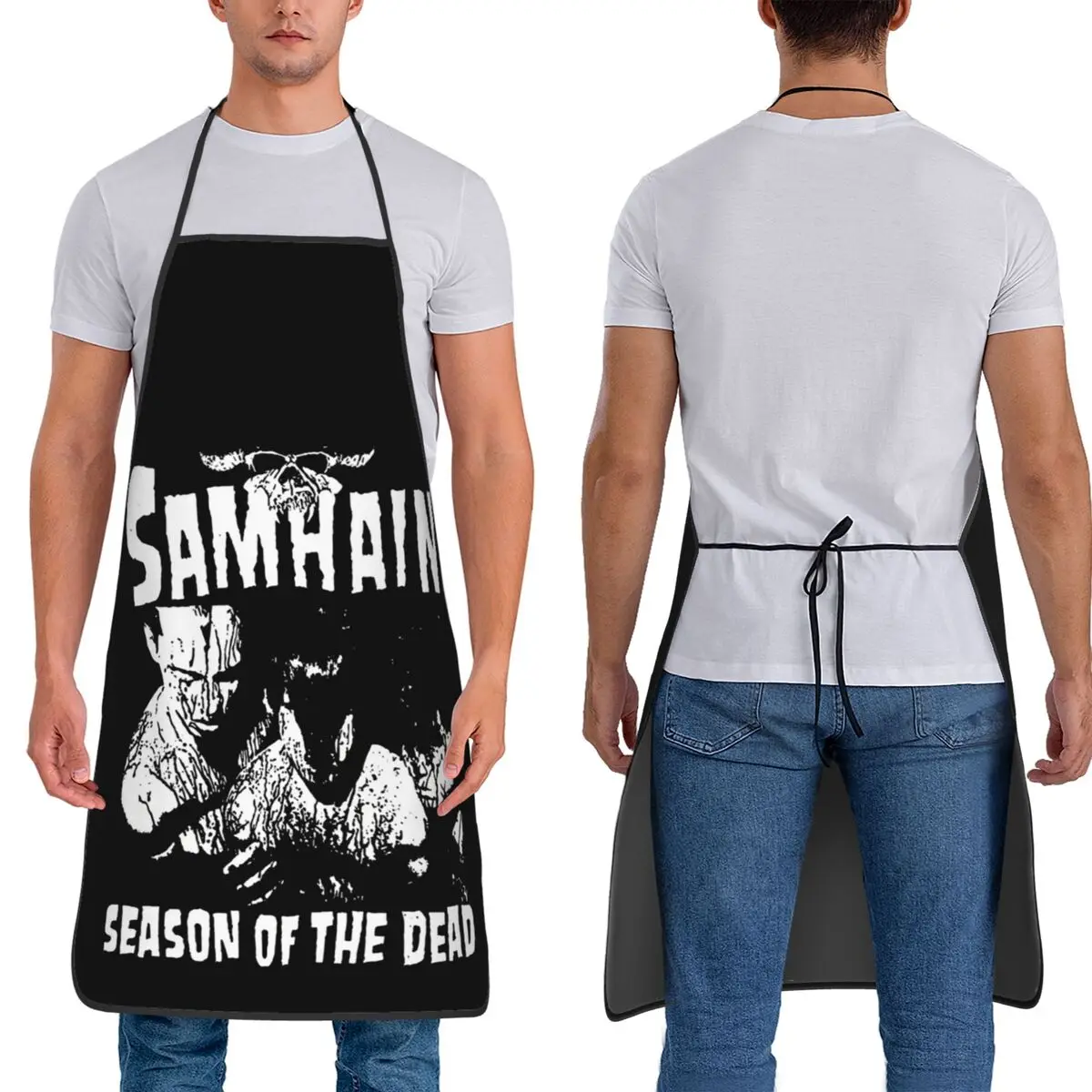 Samhain-Фартуки с лентой для шеф-повара, приготовления пищи, кухни, Tablier, водонепроницаемый нагрудник для чистки кухни, передник для женщин и мужчин, садоводство
Samhain-Фартуки с лентой для шеф-повара, приготовления пищи, кухни, Tablier, водонепроницаемый нагрудник для чистки кухни, передник для женщин и мужчин, садоводство