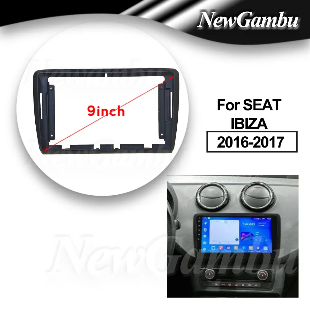 9 inch 2Din Car DVD Frame Audio Fitting Adaptor Dash Trim Kits Facia For SEAT IBIZA 2016-2017 Frame No Cable
9 inch 2Din Car DVD Frame Audio Fitting Adaptor Dash Trim Kits Facia For SEAT IBIZA 2016-2017 Frame No Cable