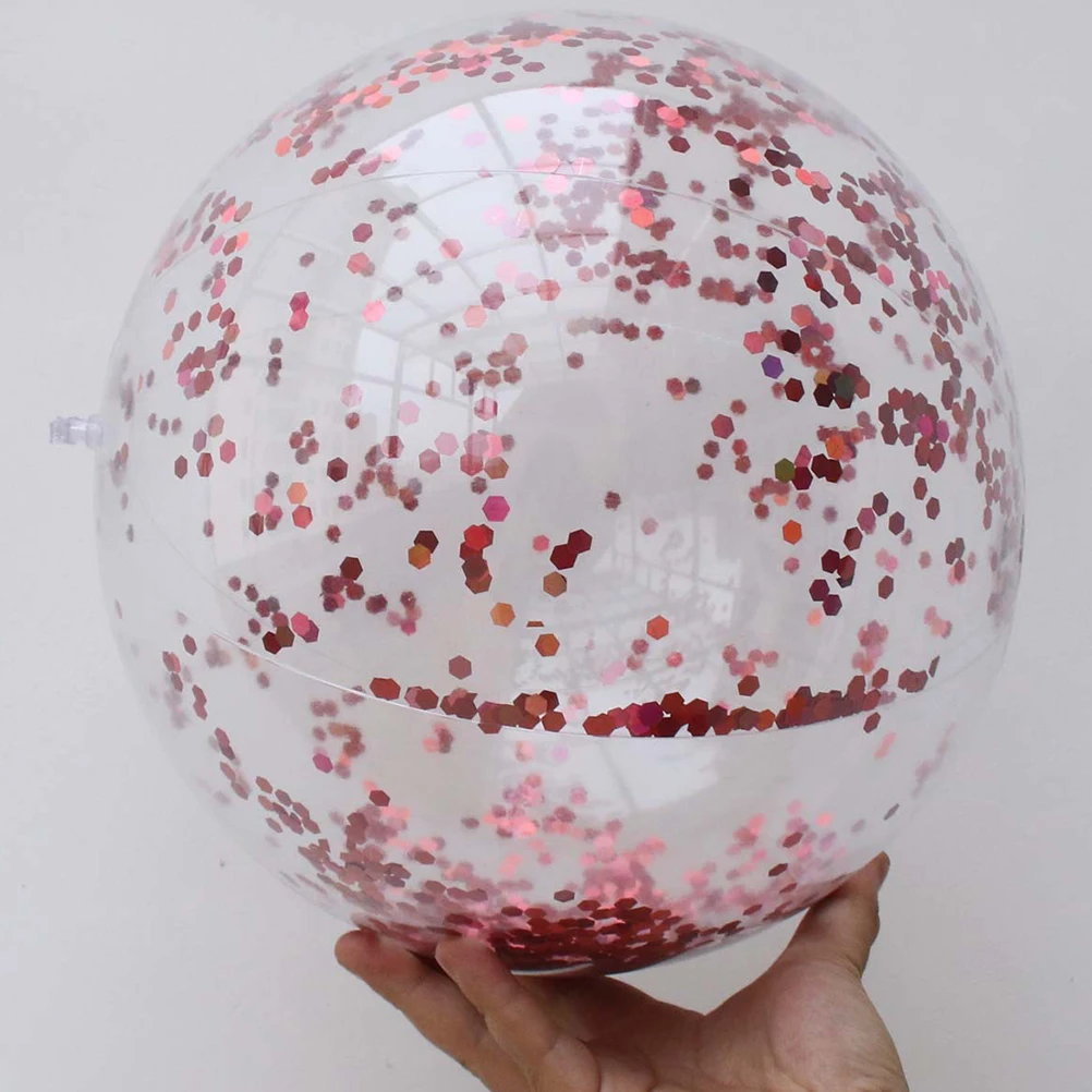 Glitter Transparent Beach Balls Clear Round Toy for Kids Blow up Pump Outdoor Indoor Games Birthday Parties Celebrations Fun
Glitter Transparent Beach Balls Clear Round Toy for Kids Blow up Pump Outdoor Indoor Games Birthday Parties Celebrations Fun