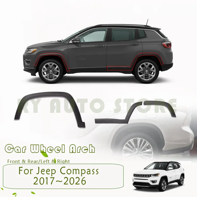 Car Wheel Opening Flares For Jeep Compass MP/552 MK2 2017~2026 Left Right Side Wheel Opening Molding Front Rear Arch Accessories
Car Wheel Opening Flares For Jeep Compass MP/552 MK2 2017~2026 Left Right Side Wheel Opening Molding Front Rear Arch Accessories